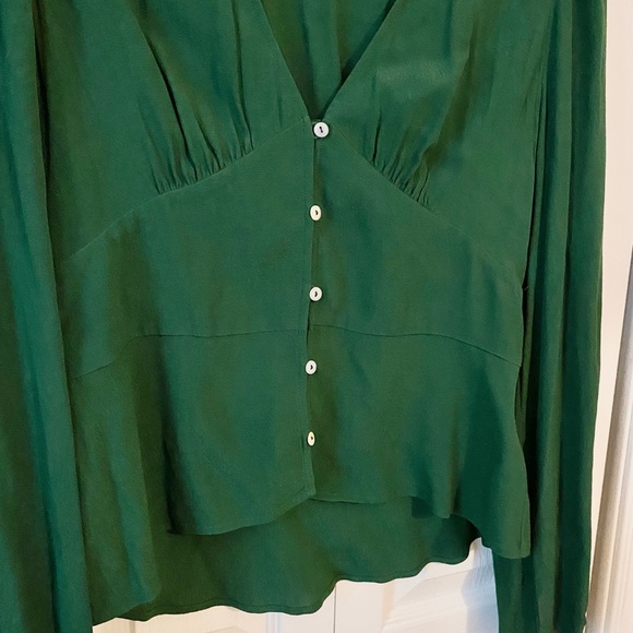 Wilfred green prairie blouse - Picture 4 of 8